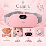 Calmia™ cinturón térmico con masaje - beneficios